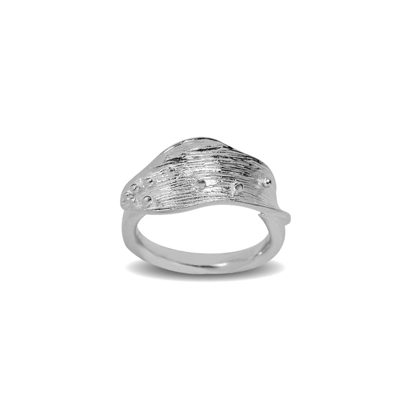 Sterling silver ring 'Sey Weed'