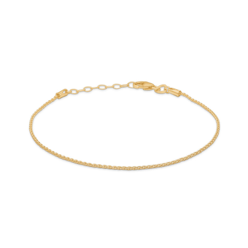 Classic gold-plated silver bracelet