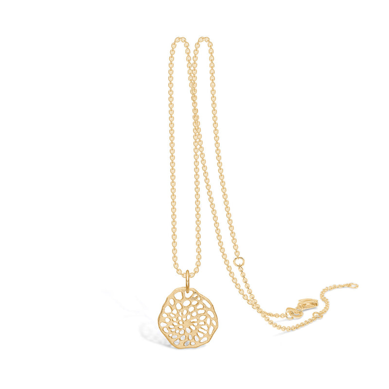 Gold Plated Sterling Silver "Flower Seeds" Necklace - Small