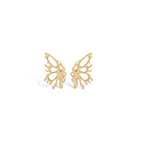 Gold-plated "My Butterfly" earrings