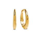 Creol i forgyldt sterlingsølv, blank
