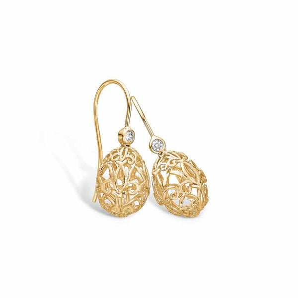 関送込 ILLUSORY Orbital Sphere Pendant Earrings ILLUSORY Orbital Sphere Pendant Earrings - Clips On / B