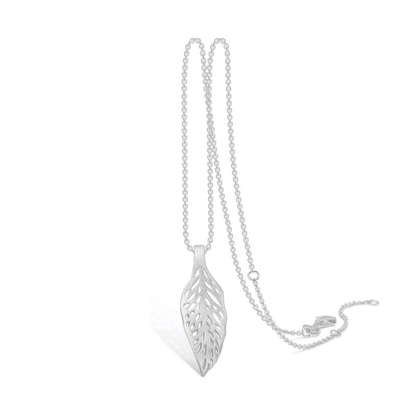 Leaves sterling silver necklace