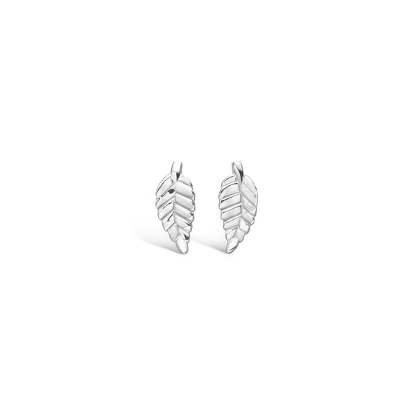 STERLING SILVER EARRINGS WITH LEAF 1286