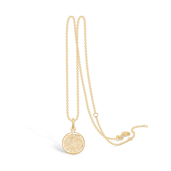 Gold-plated silver "Poppies" necklace