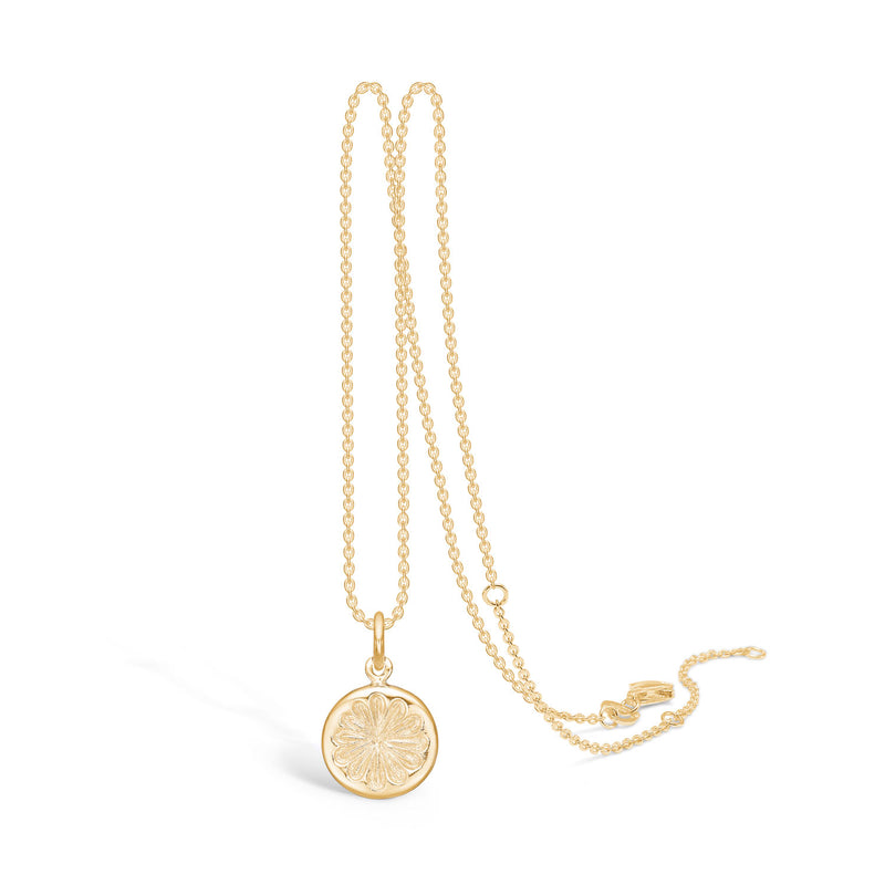 Gold-plated silver "Poppies" necklace