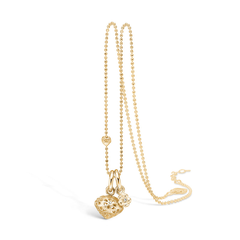 Gold-plated sterling silver necklace