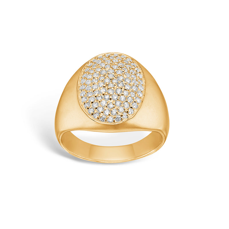 Beautiful gold-plated silver ring with cubic zirconia