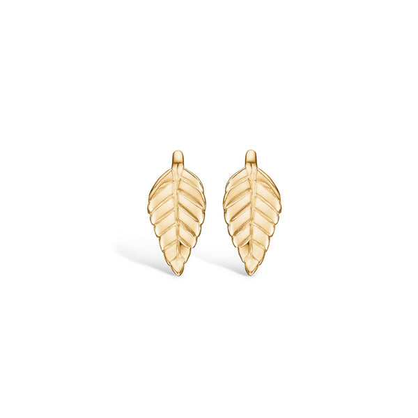 Gold-plated sterling silver earrings