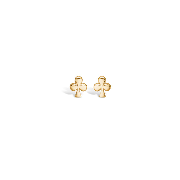 Gold-plated sterling silver earrings