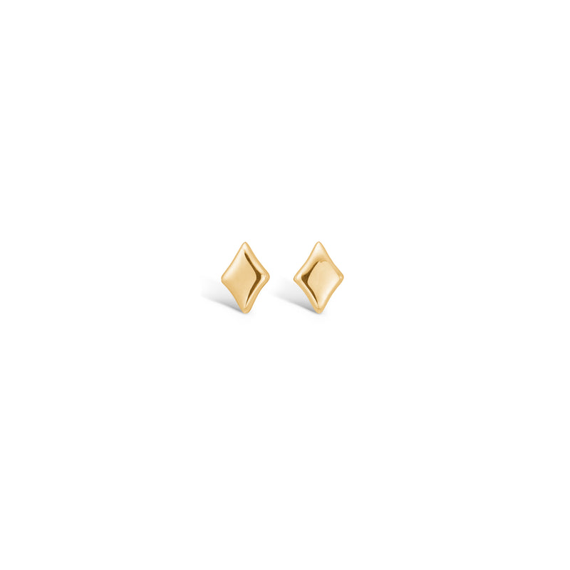 Gold-plated sterling silver earrings