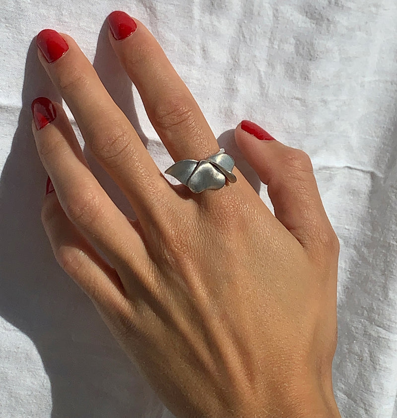 Flower sterling sølv ring